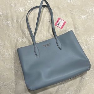 Kate Spade Light Blue Tote Bag NWT